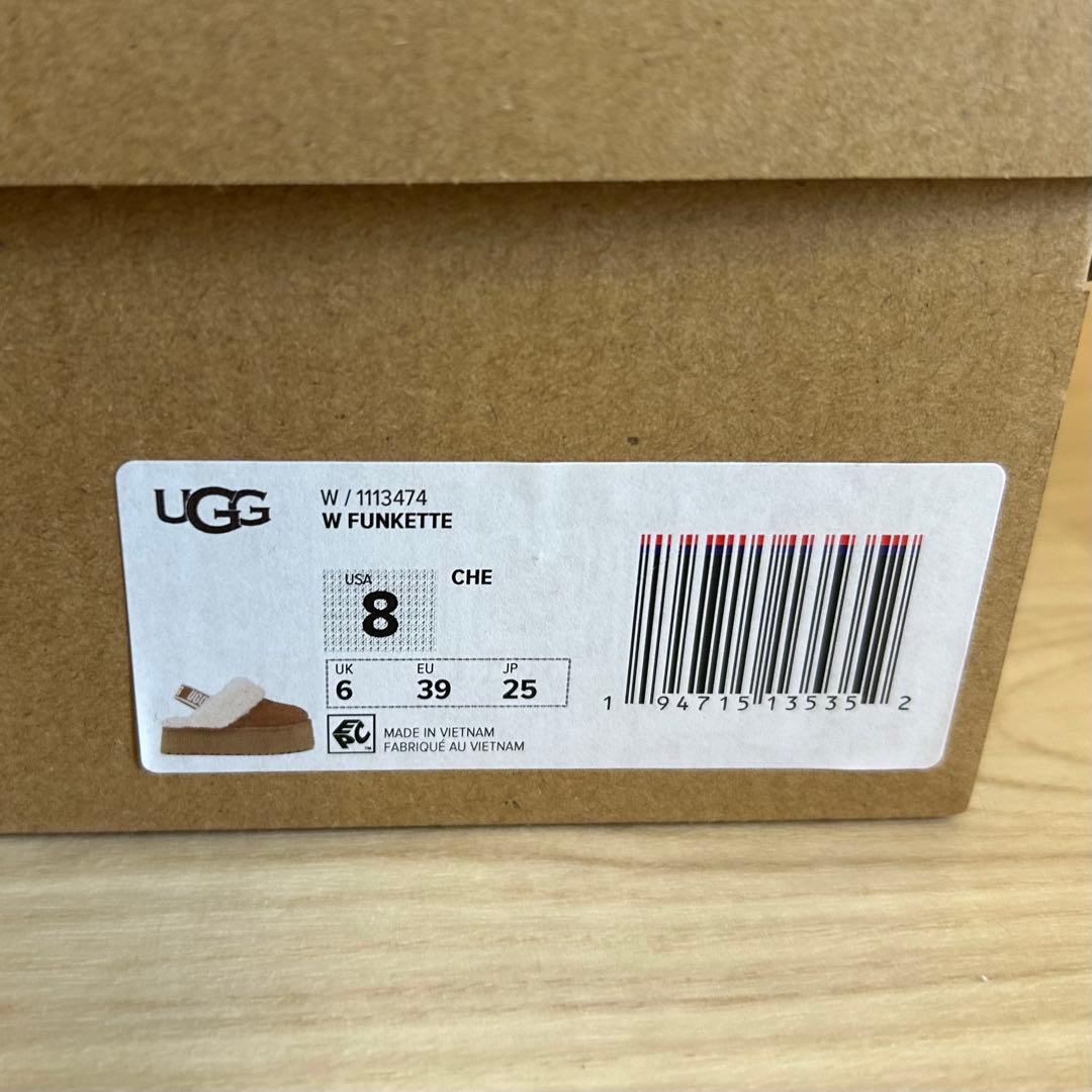 UGG ファンケット　チェスナット　25cm スリッポン　ブーツ