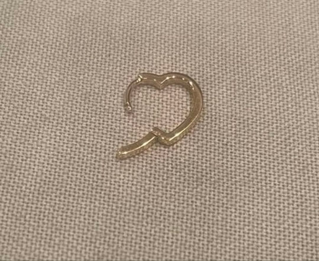 Repossi レポシ　ハート型 ピアス(片耳用)