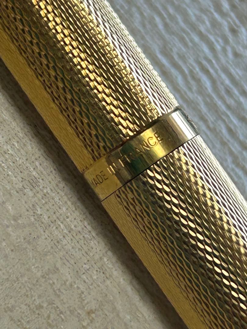 【希少】PARKER フランス製14K （585刻印）万年筆 ボールペンセット