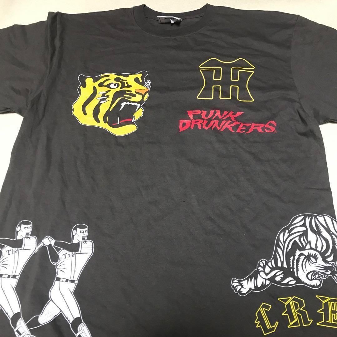 punkdrunkers XXL 阪神タイガース 未使用 Tシャツ 記念 優勝