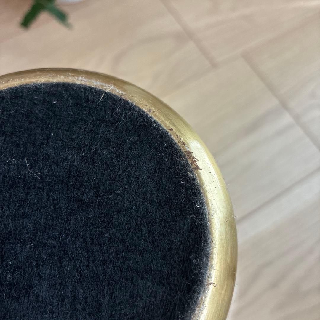 トラバーチン石　サイドテーブル　飾り台