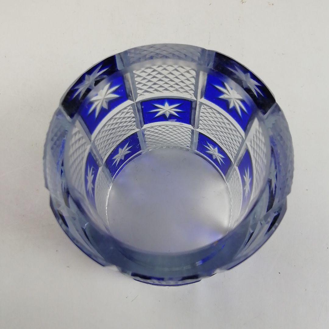 Ｗ１２６　蓋置　『義山　切子　蓋置』『星野工房 造』　共箱　茶道具