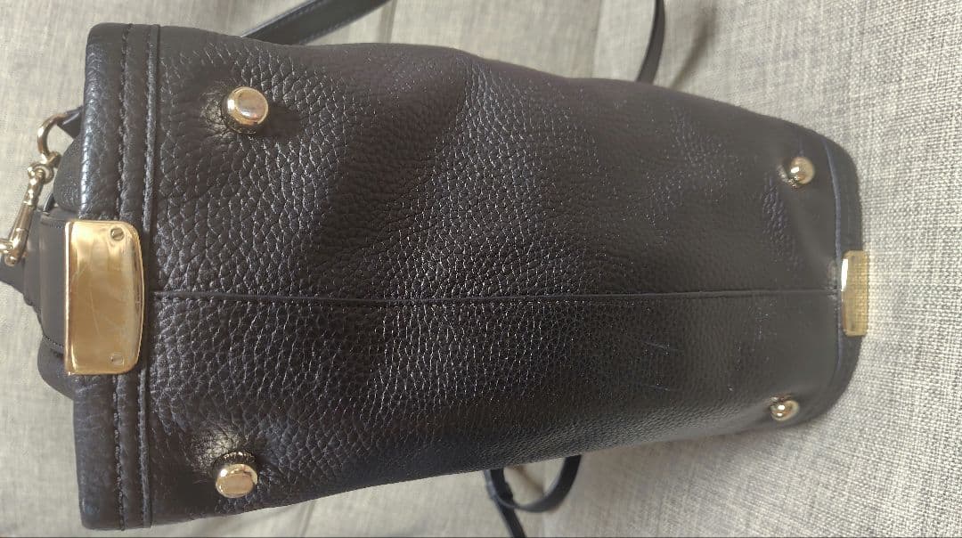 COACH スワッガー ショルダーバッグ ハンドバッグ コーチ ブラック