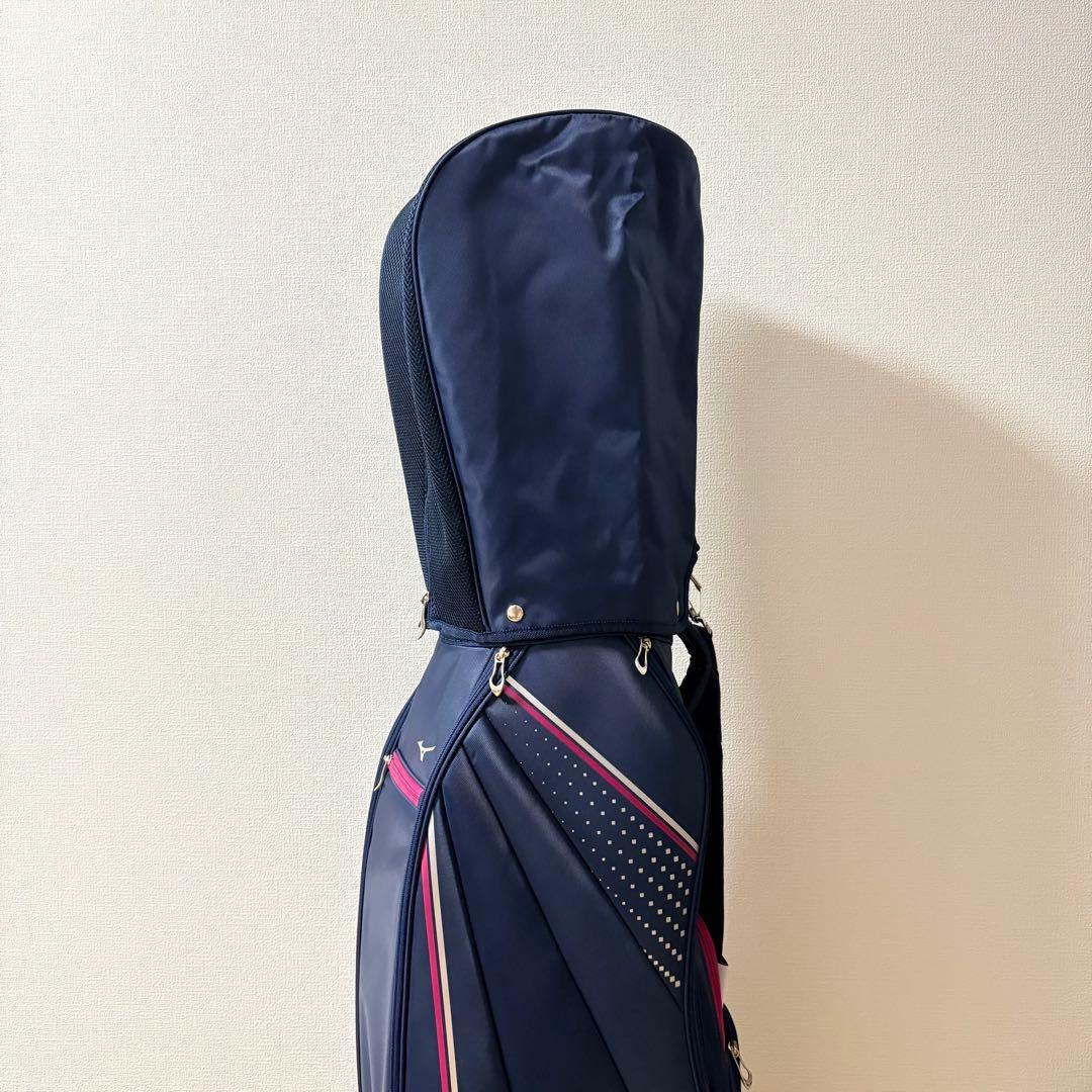 ミズノ キャディバッグ レディース ネイビー