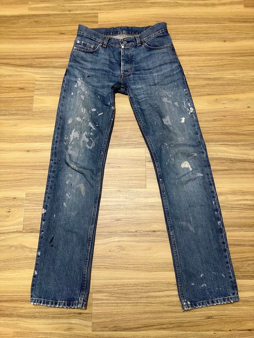 ヘルムートラング 98AW ペンキデニム 名作