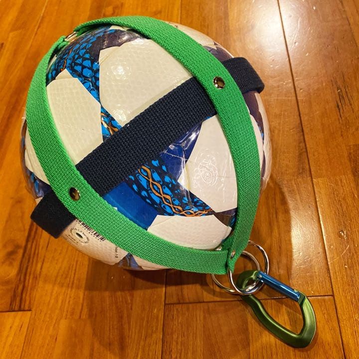 サッカーボールケース ボール入れ 上部リングタイプ ボールホルダー 持ち運び