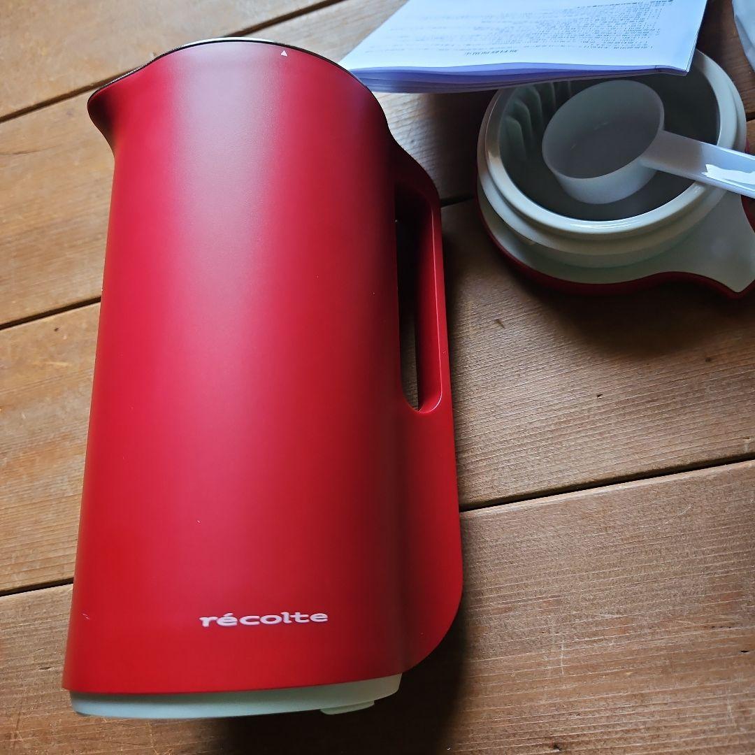 récolte スープジャー レッド