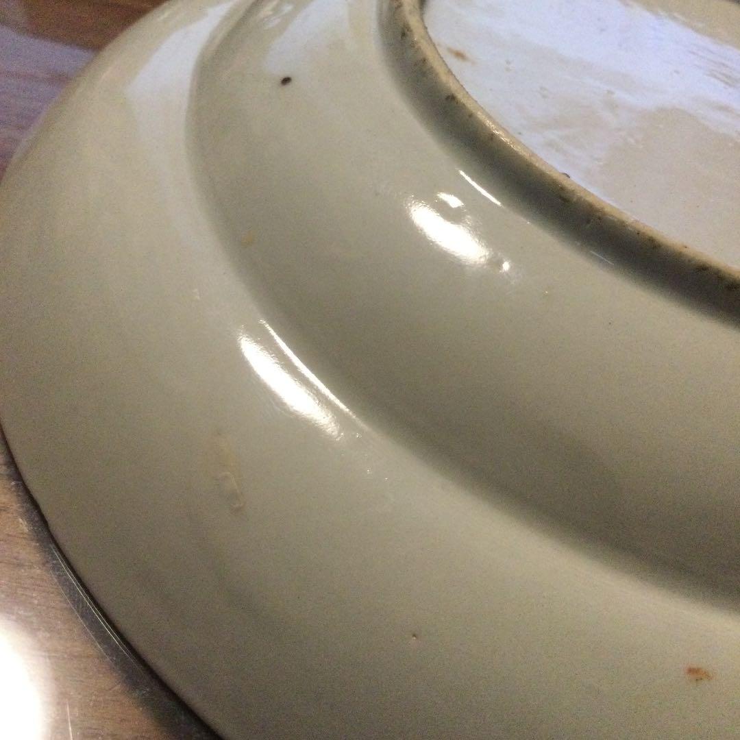 古い中国清朝の輸出広彩用皿