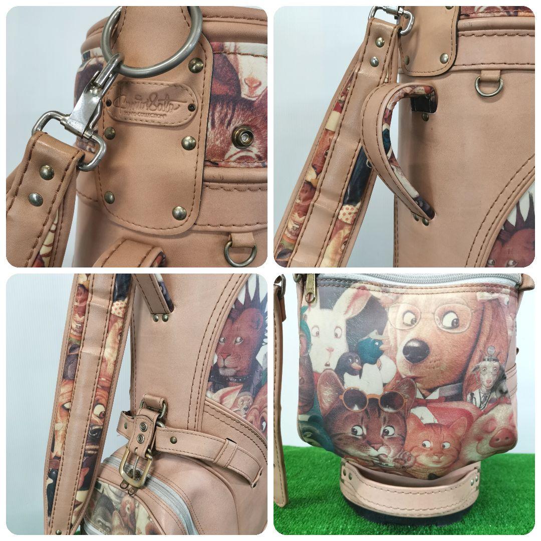 KUNIO COLLECTION☆キャディバッグ☆ゴルフバッグ☆アニマル柄