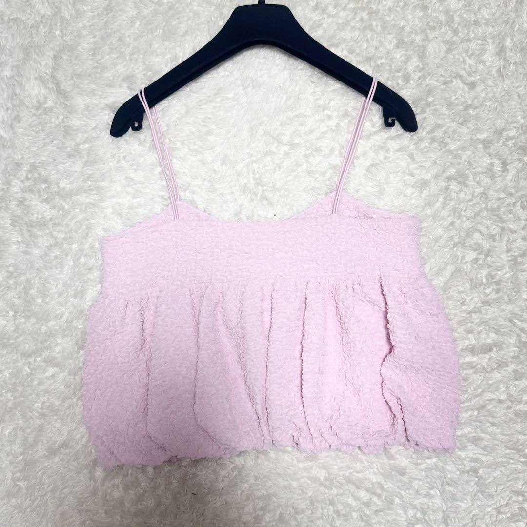 美品 ポピー Poppy BALLOON RIBBON CAMI 店舗限定色