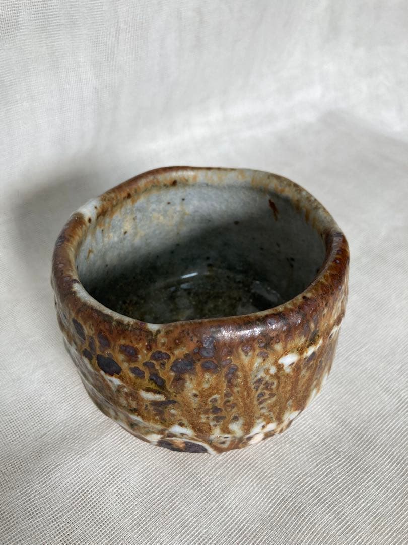 木戸貞昭／土灰志野茶碗／B33