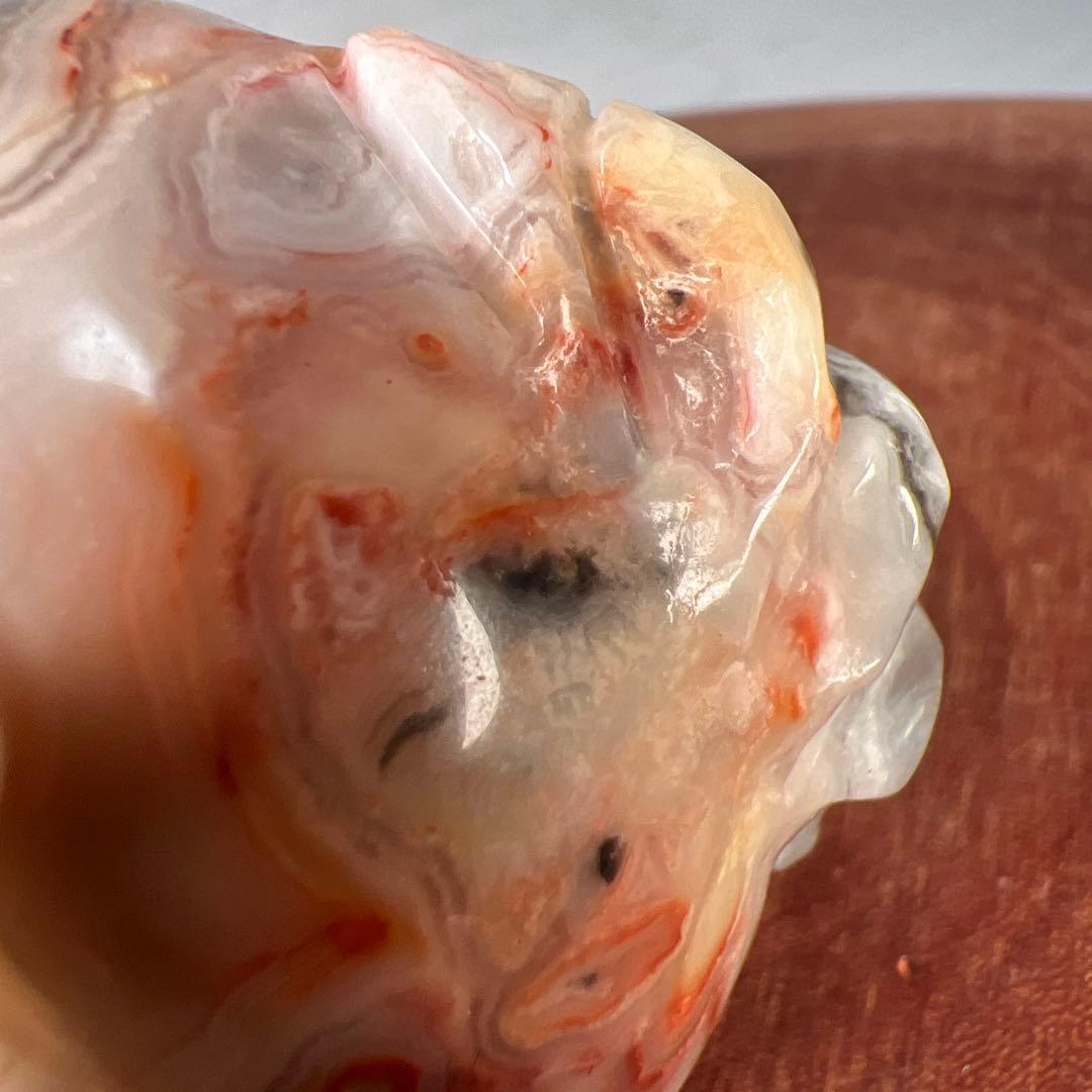 天然石　ロングイ　メキシコ瑪瑙　メキシコクレイジーアゲート　228グラム