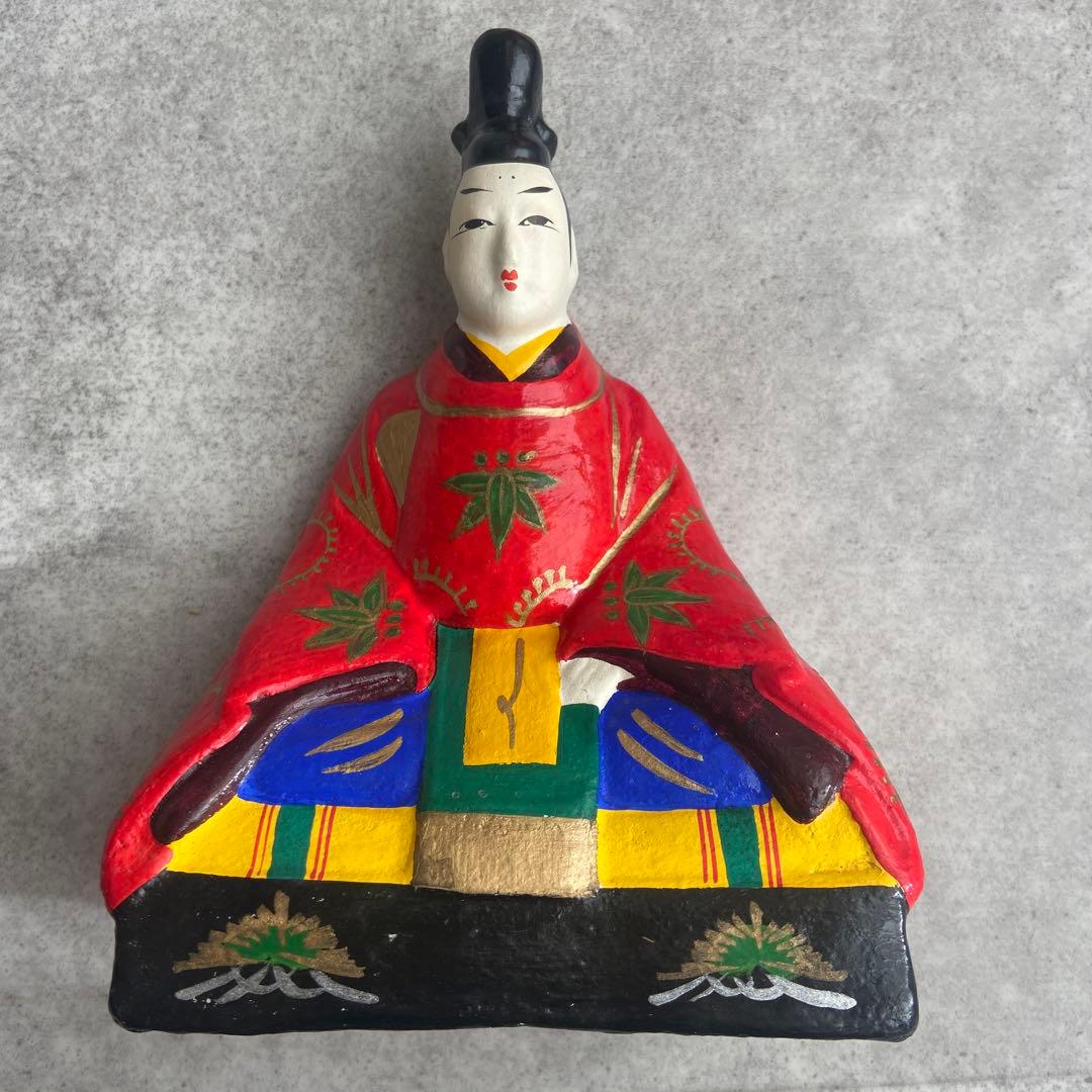 三次土雛　お雛様　雛人形　伝統工芸品　三次人形窯元　無形文化財　レトロ