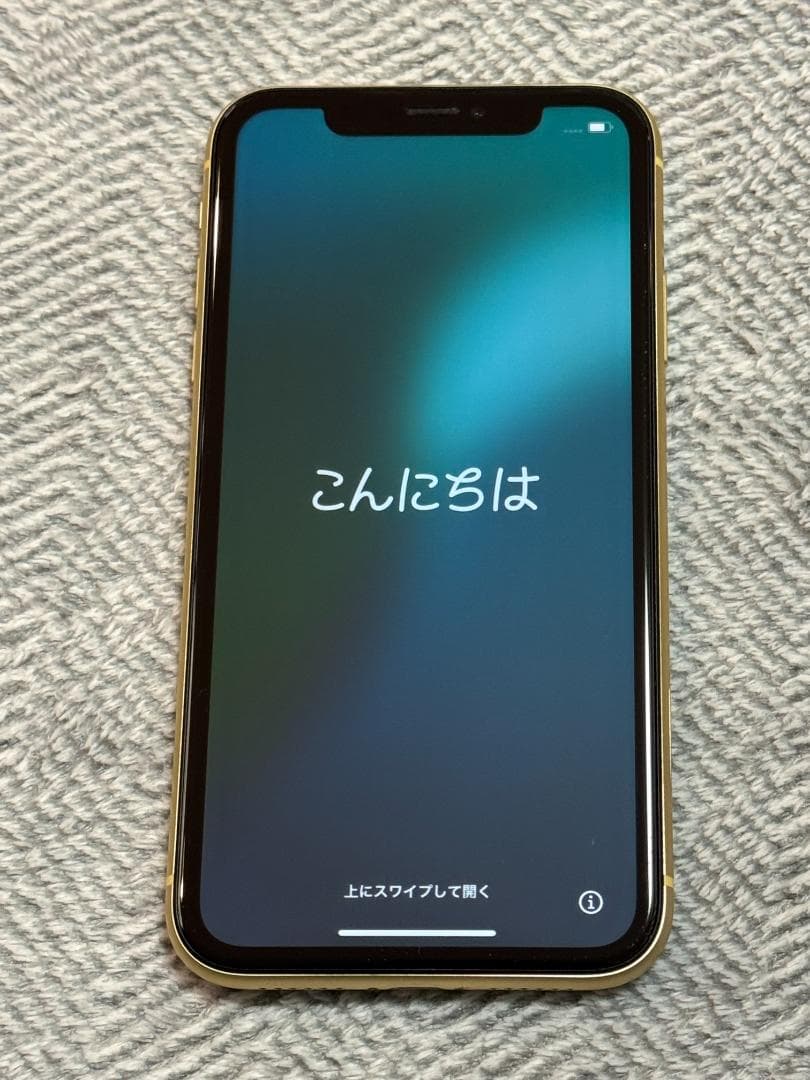 iPhone XR 128GB SIMフリー 初期化済み バッテリー77%