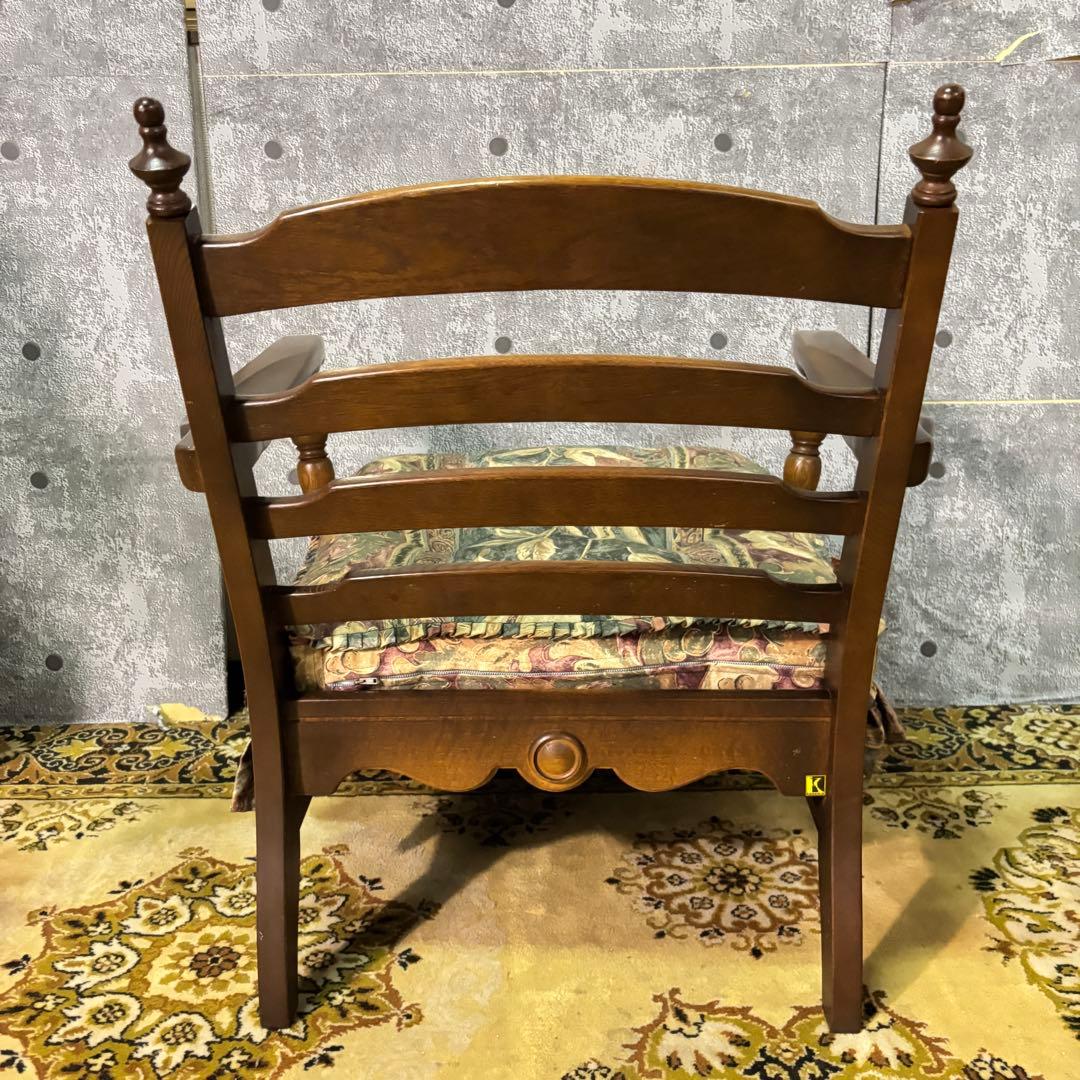 ꧁飛騨産業 HIDA꧂キツツキマーク 穂高 リビングチェア アーム ソファ 家具