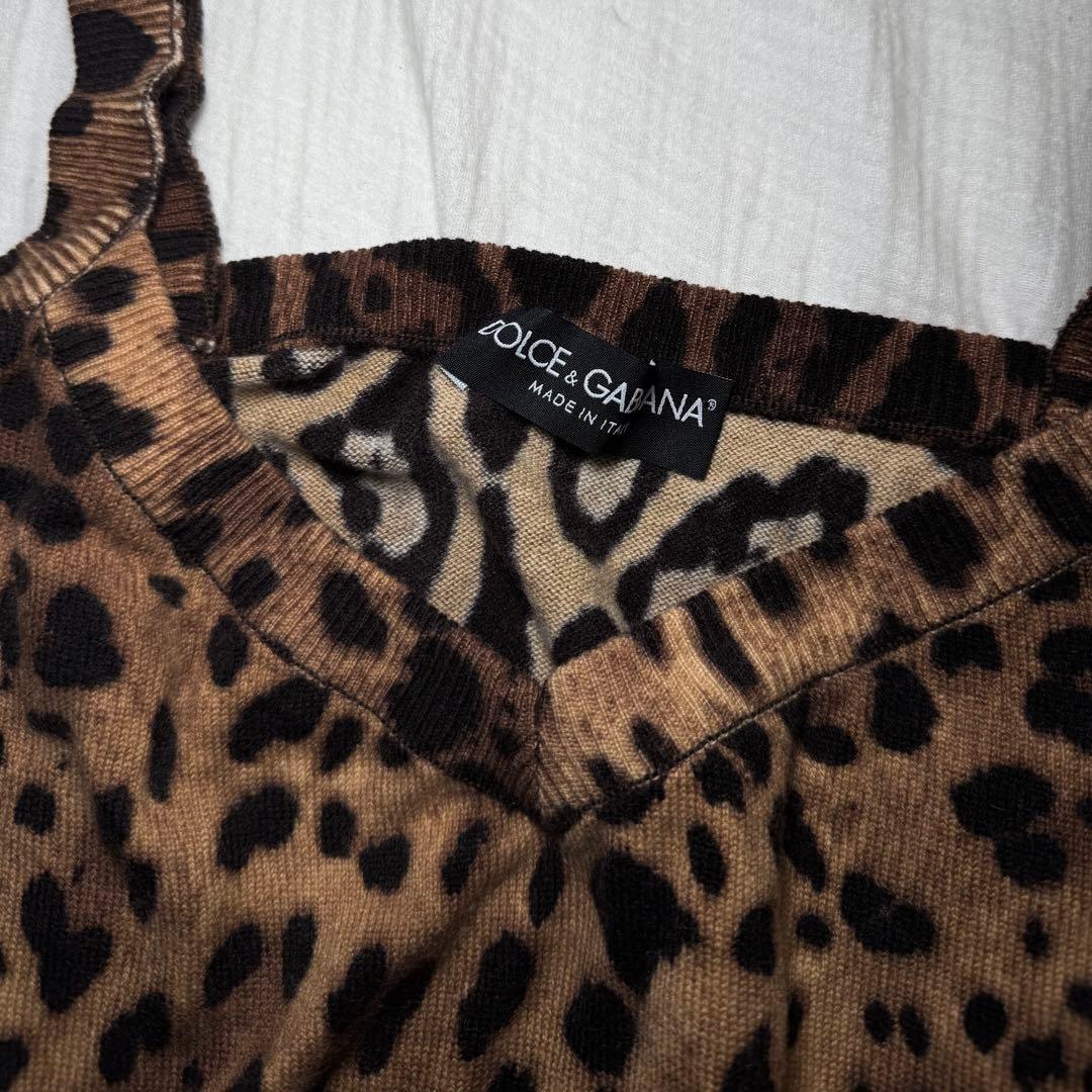DOLCE & GABBANA ヒョウ柄 キャミソール 平成ギャル レオパード