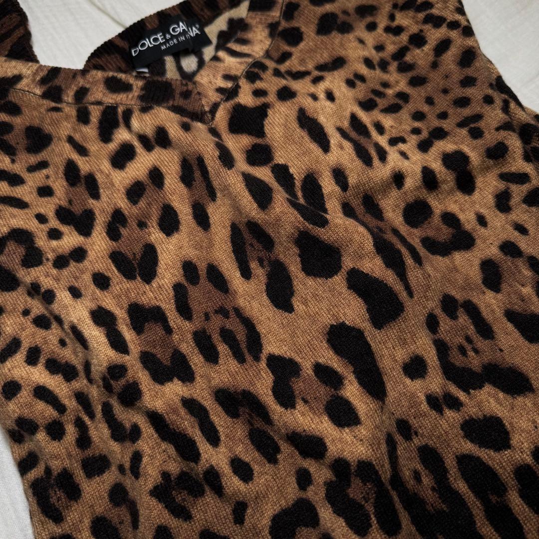 DOLCE & GABBANA ヒョウ柄 キャミソール 平成ギャル レオパード