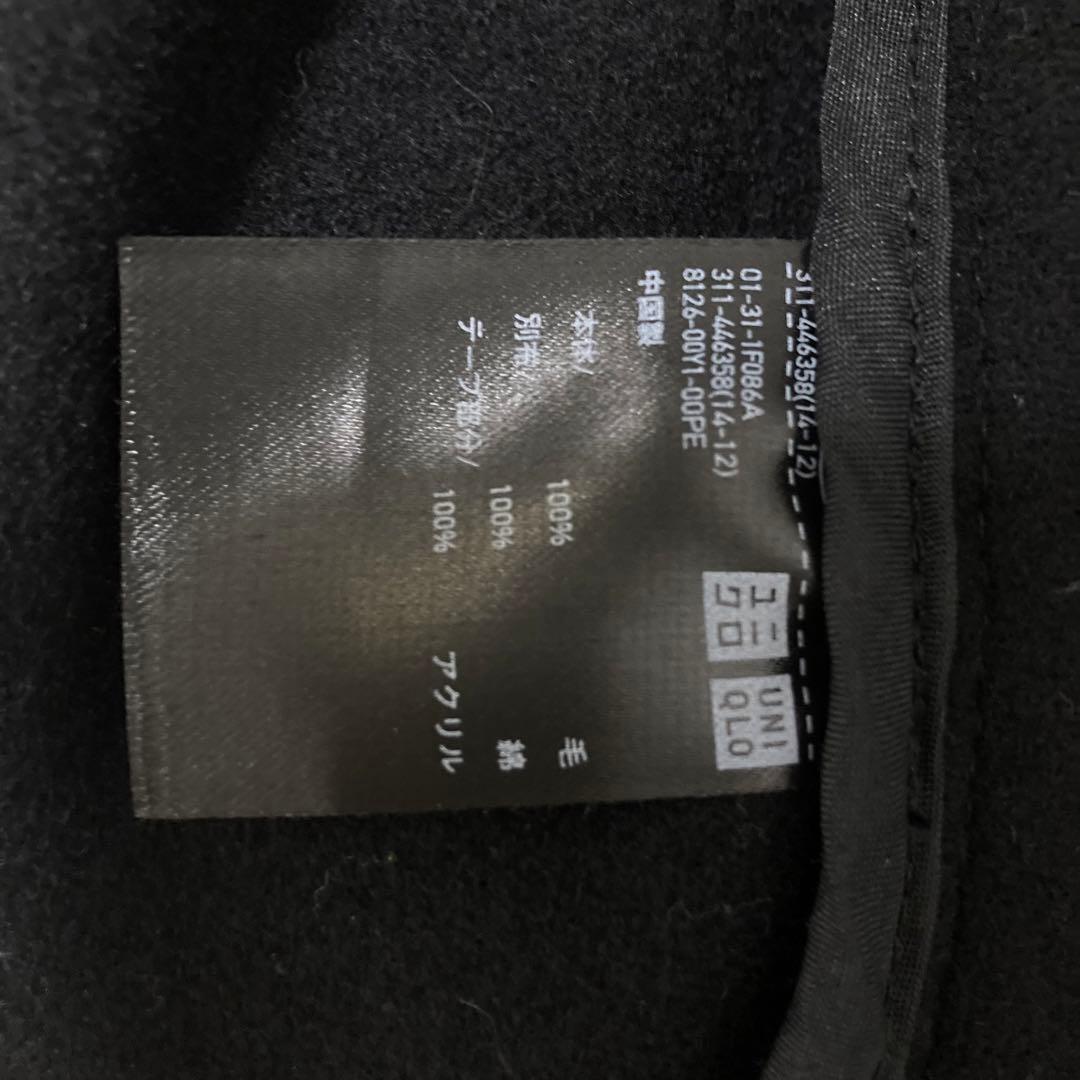 未使用級 UNIQLO ＋J ダッフルコート ブラック S ウール ジルサンダー