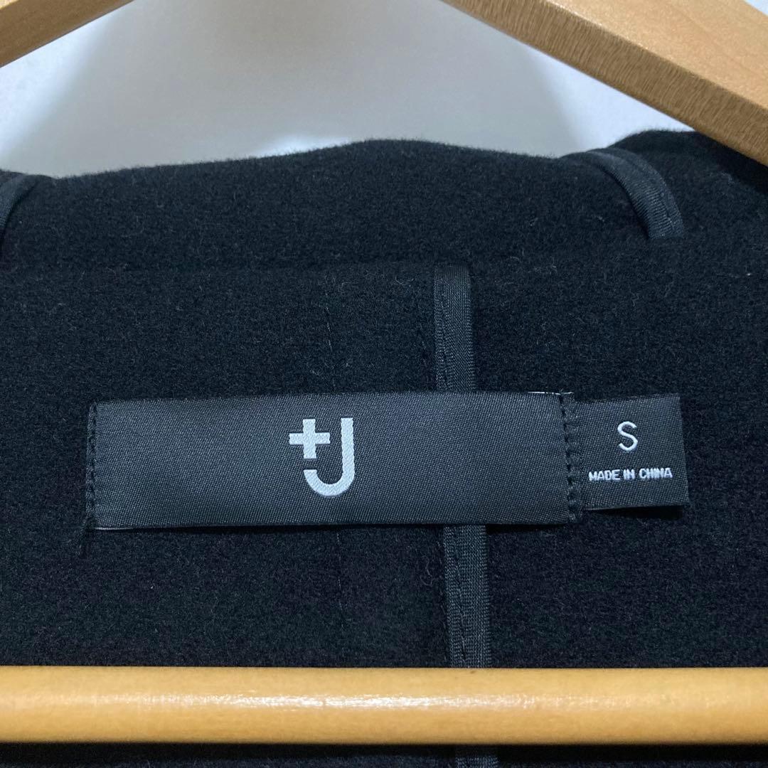 未使用級 UNIQLO ＋J ダッフルコート ブラック S ウール ジルサンダー