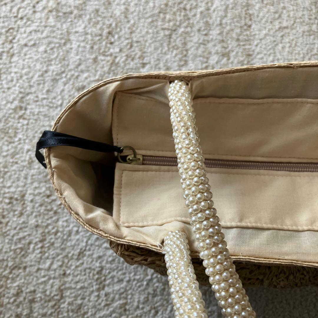 【レア❤︎美品】anatelier リボン付きカゴバッグ