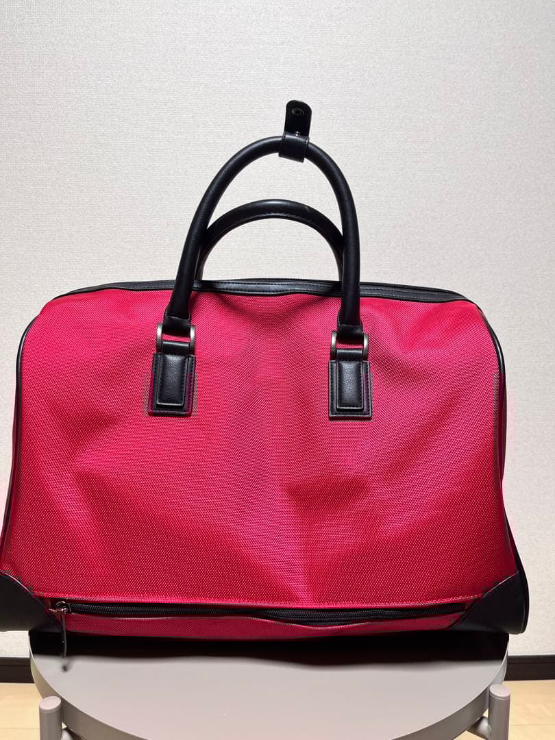 haruランバンスポール　赤 ナイロン　ボストンバッグ　ゴルフ