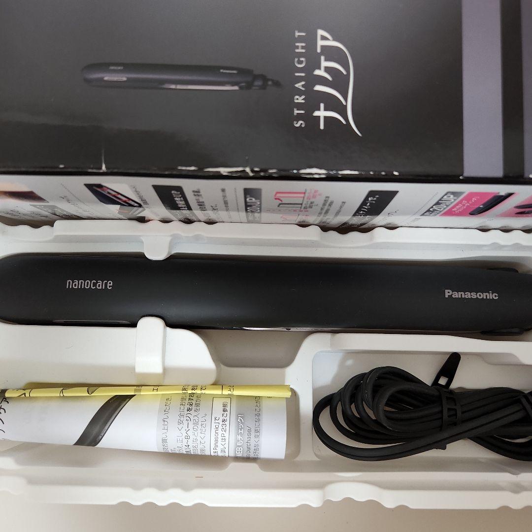 ストレートアイロン　ナノケア　パナソニック　EH-HS9A-K　黒