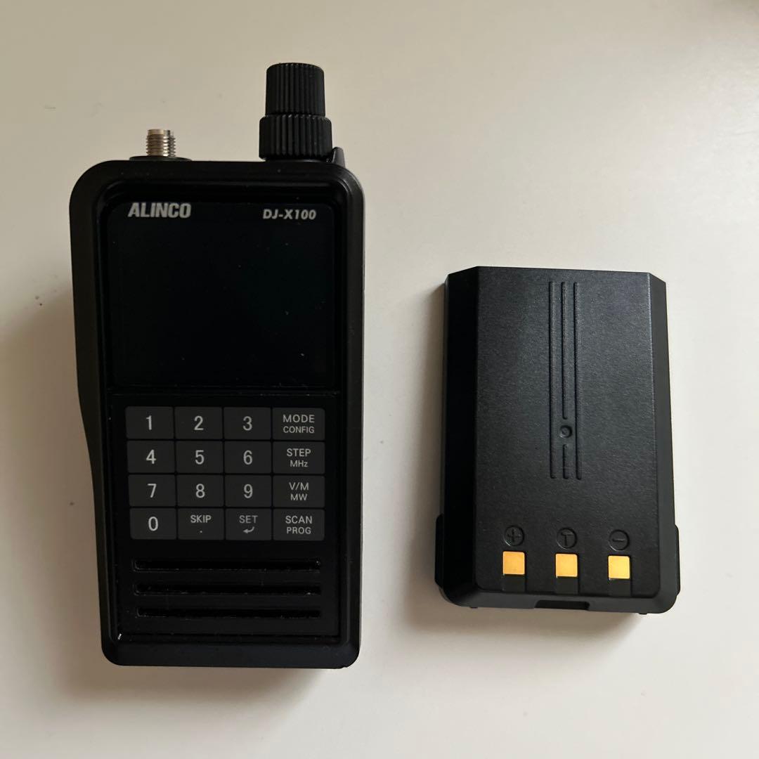 ALINCO DJ-X100 受信機 (アンテナ欠品)
