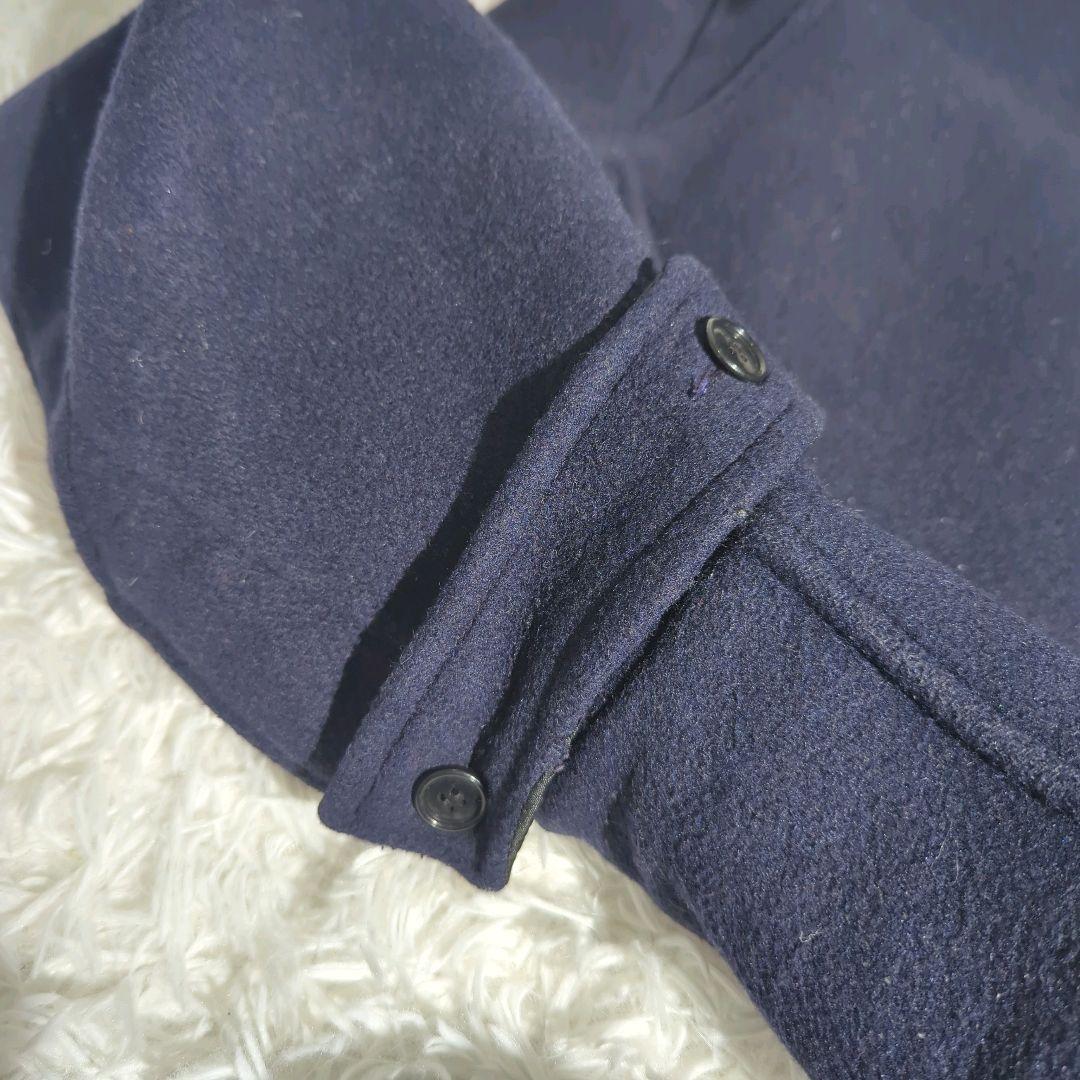 Gloverall キャメル生地 ダッフルコート レザートグルループ