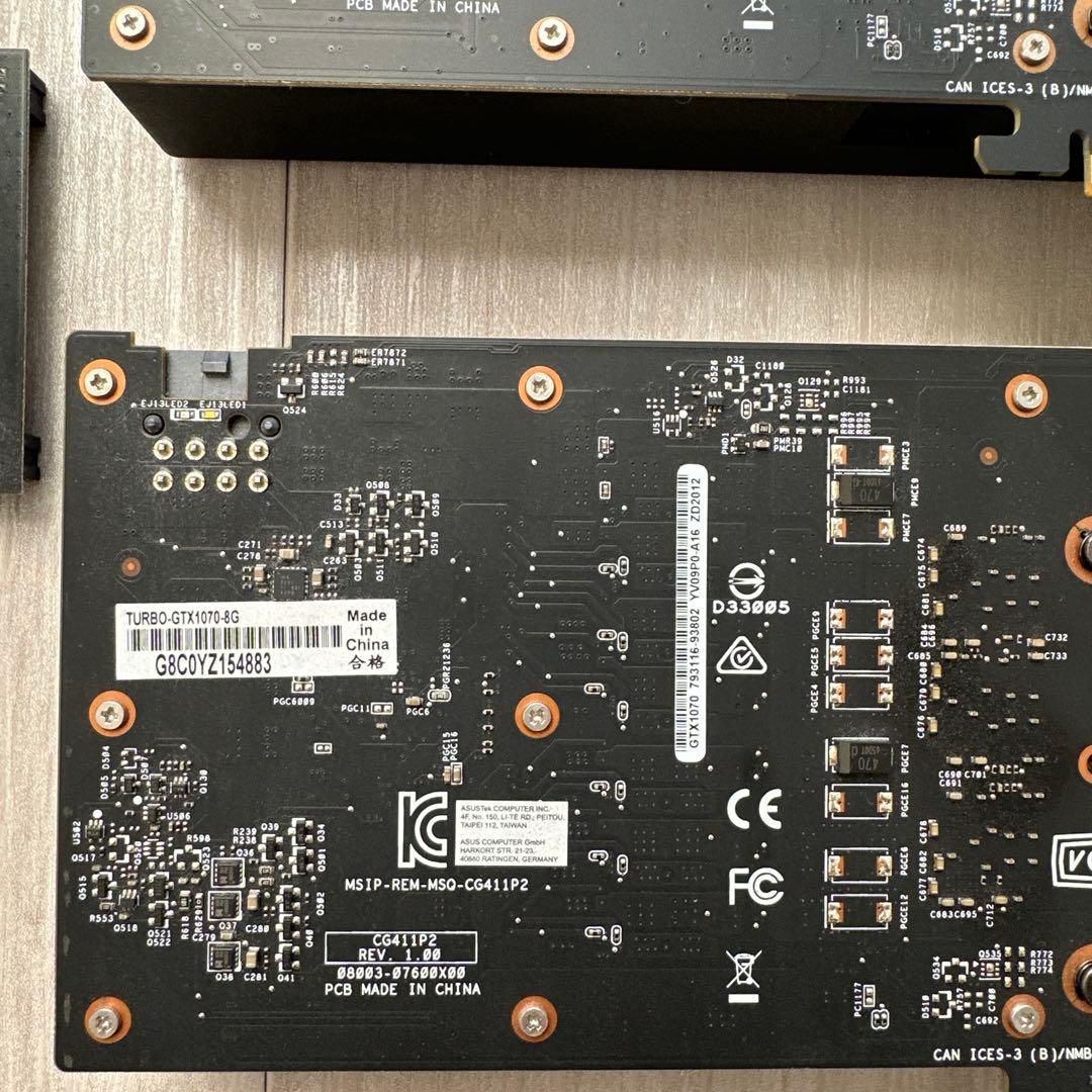 ASUS SLI対応 グラフィックボード GTX1070