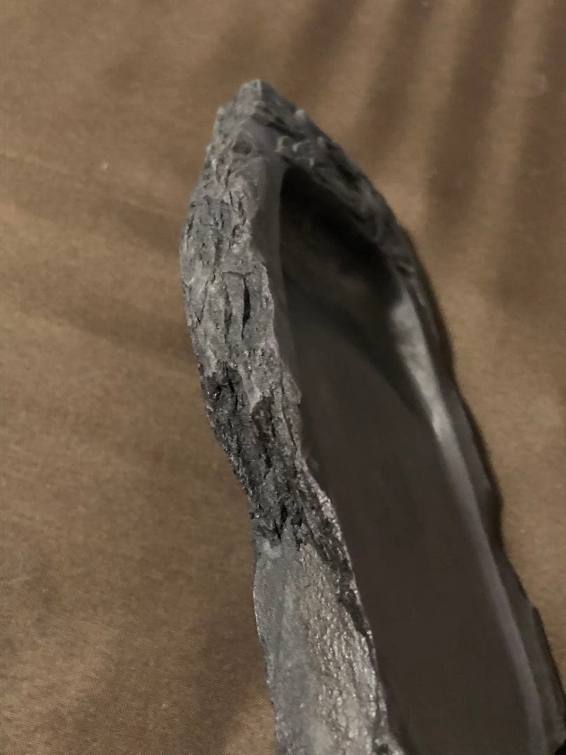 端渓名硯　中国　松　鶴　彫刻　書道具　中国名硯　骨董　硯　CHINA