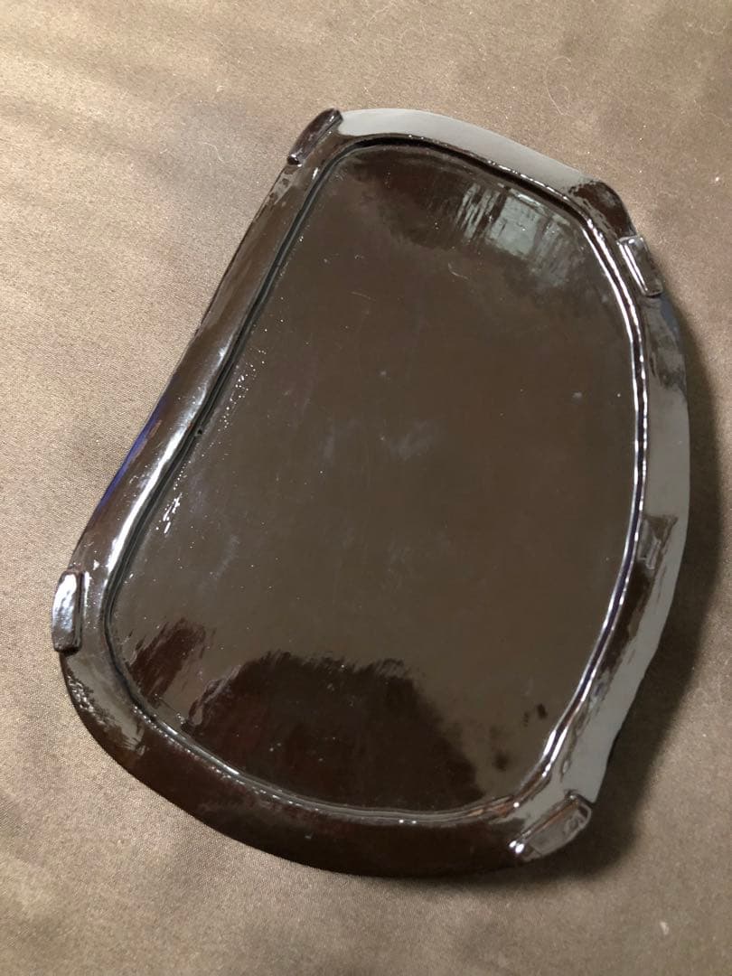 端渓名硯　中国　松　鶴　彫刻　書道具　中国名硯　骨董　硯　CHINA