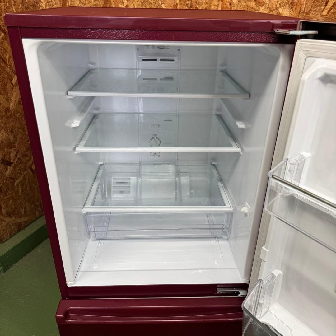 275 冷蔵庫　ワインレッドカラー　洗濯機　小型　一人暮らしセット　極美品
