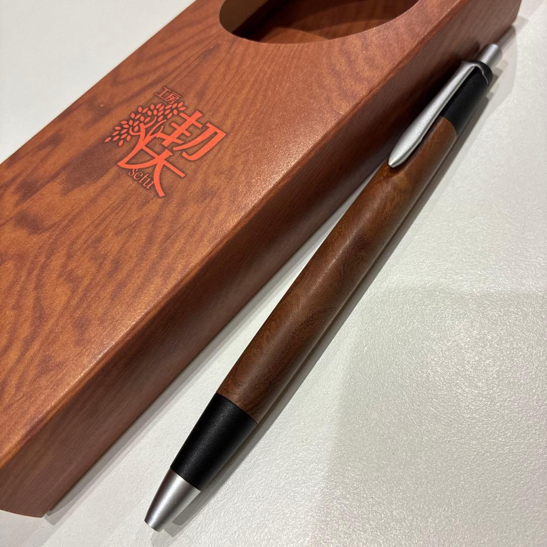 【一週間限定値下げ】野原工芸　欅　スリムボールペン