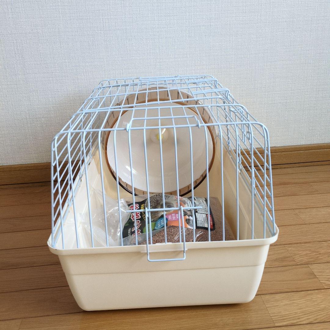 中型小動物用ケージ・回し車付き