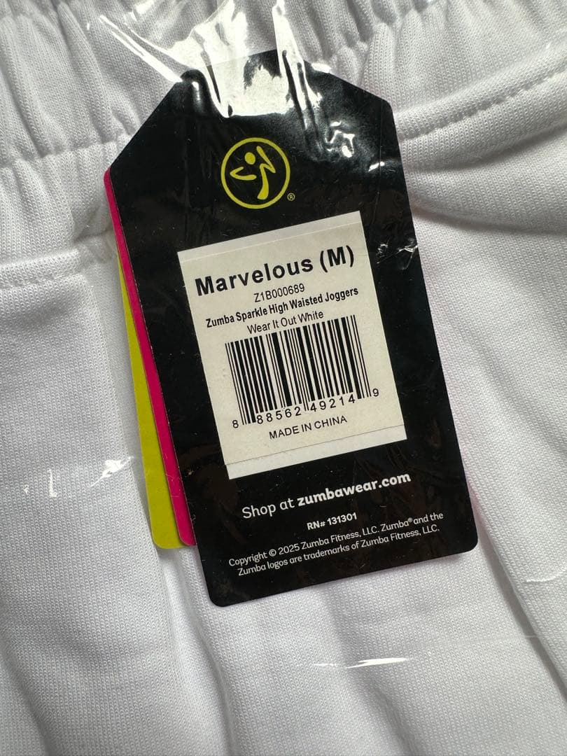 新品　正規品　ズンバ　M スパンコール　パンツ
