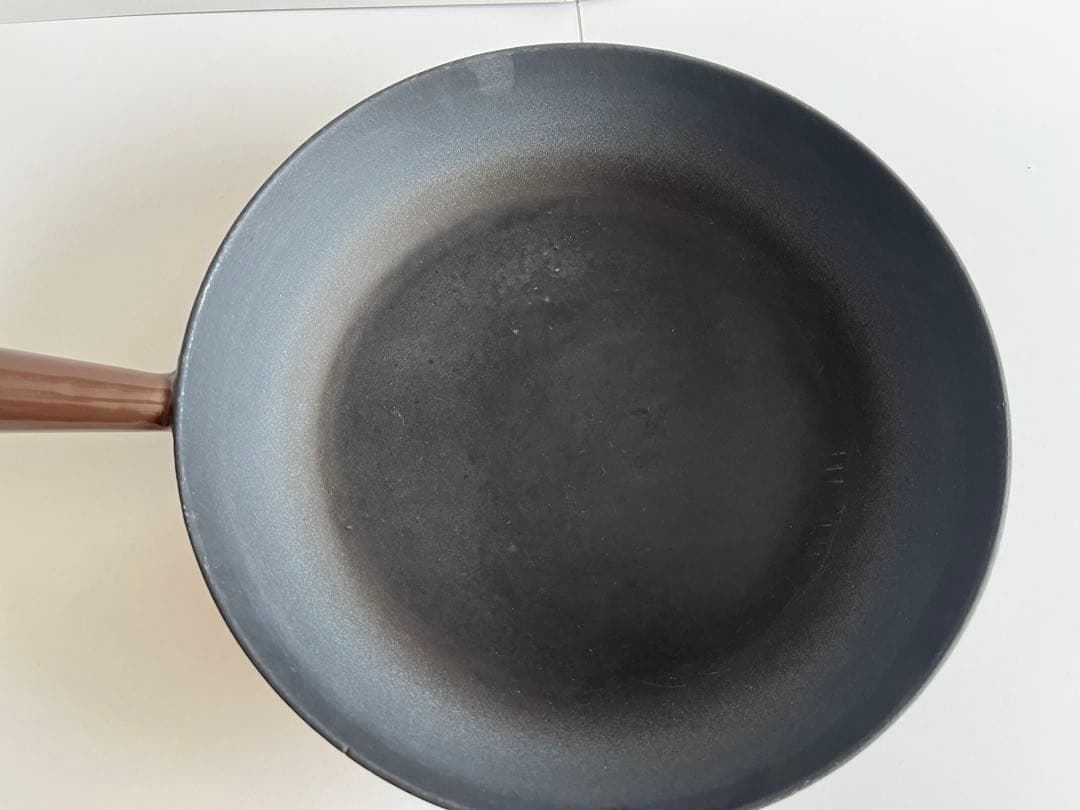 希少　廃盤　ヴィンテージ ルクルーゼ　フライパン　24cm ブラウン