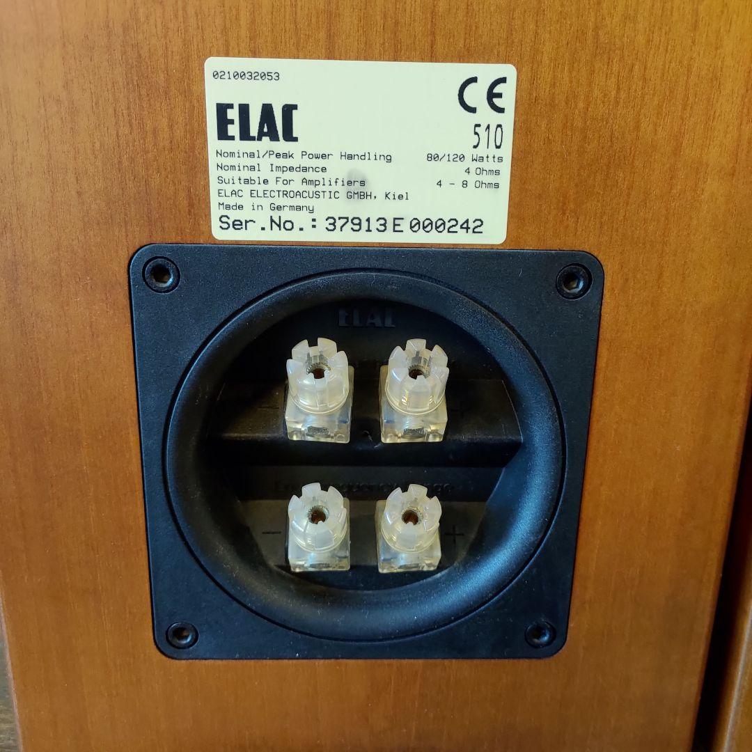 ELAC510 ブックシェルフスピーカー ウッド仕上げ