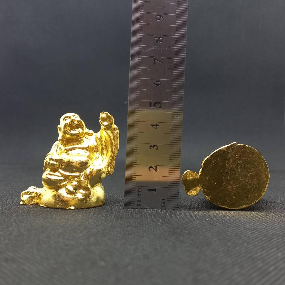 『24k純金貼り【超強力】大金運布袋尊オルゴナイト』布袋様 布袋尊 358