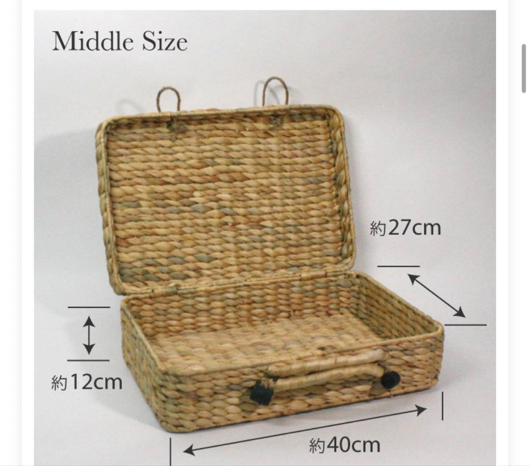 ウェルカムトランク　バスケット　撮影道具　撮影小物　ナチュラルテイスト