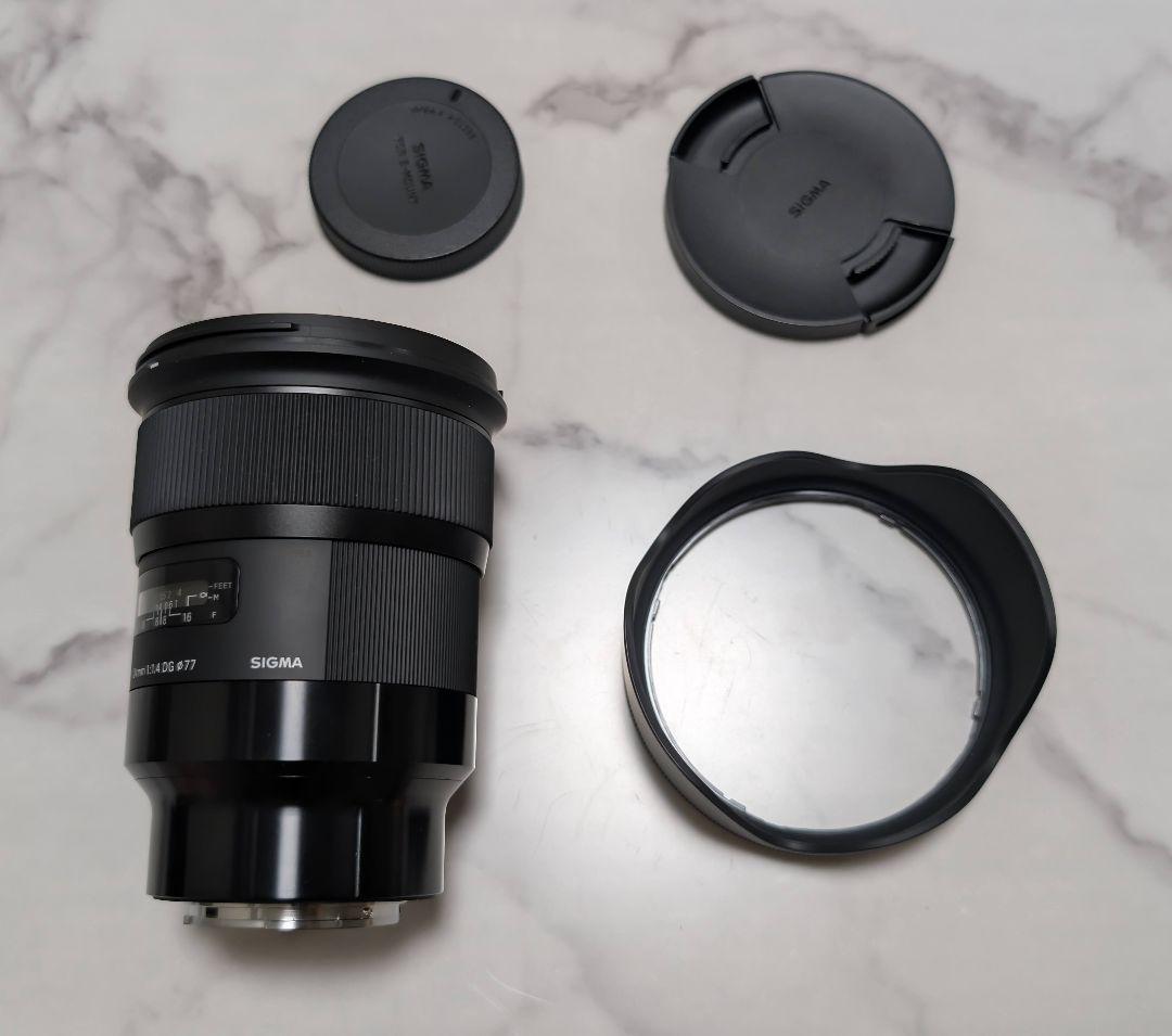 【美品】SIGMA 24mm F1.4 DG HSM Eマウント フィルター付