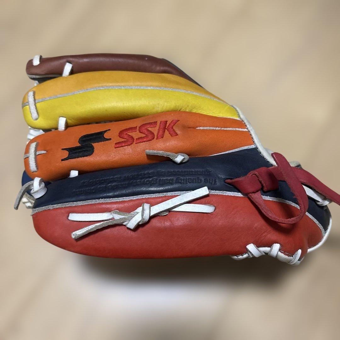 サ*ル様 SSK グローブ軟式野球グローブ マルチカラー 特別仕上げ
