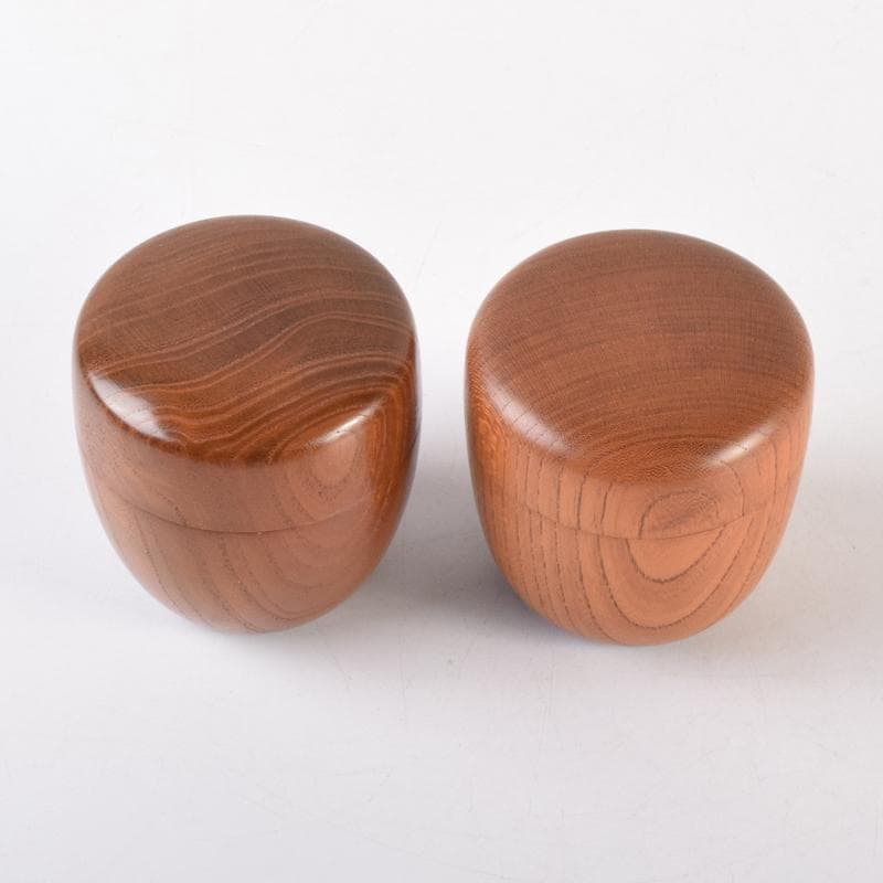 茶道具　桑茶入　棗　香合　4点まとめて　時代箱付　V　7041