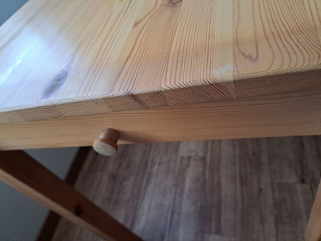 無印良品　学習机　パイン材　廃盤品