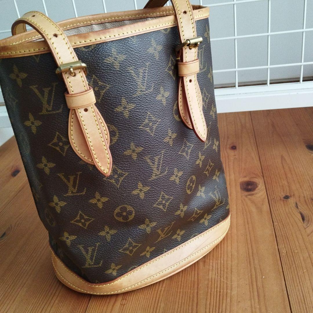 ルイ・ヴィトン M42238 プチ・バケット+ポーチ モノグラム