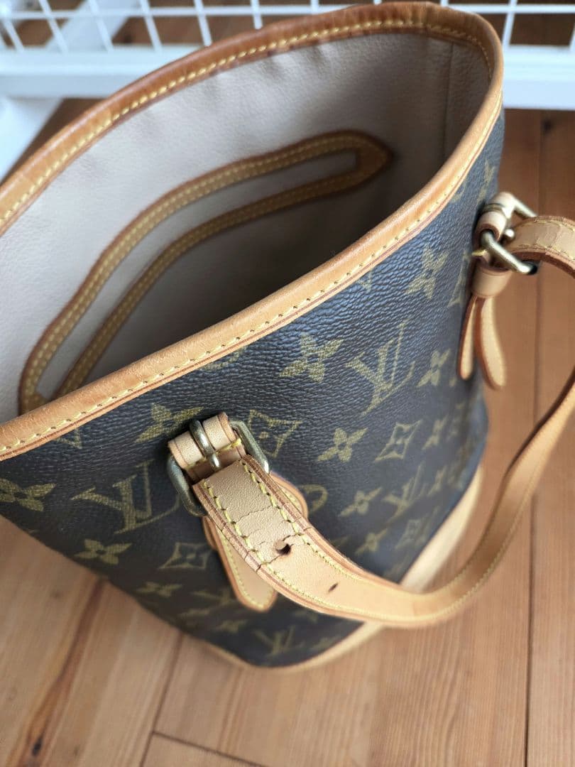 ルイ・ヴィトン M42238 プチ・バケット+ポーチ モノグラム