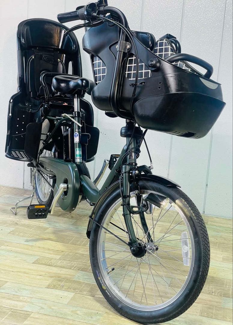 ★3003パナソニック12アンペア 20インチ子供乗せ電動アシスト自転車