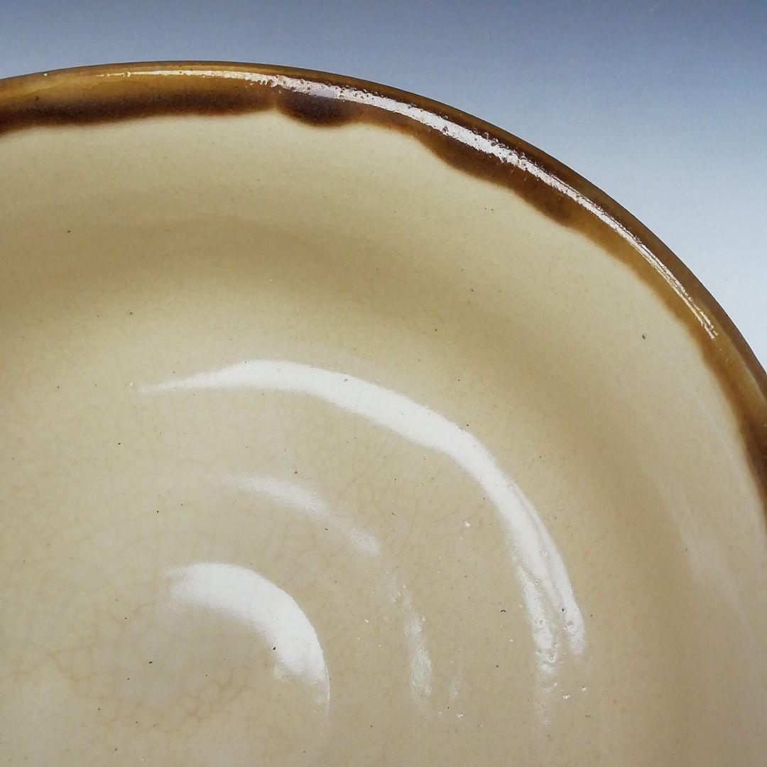 Ｔ５９　茶碗　『壷屋焼』『新垣勉』　共箱　抹茶碗　茶道具