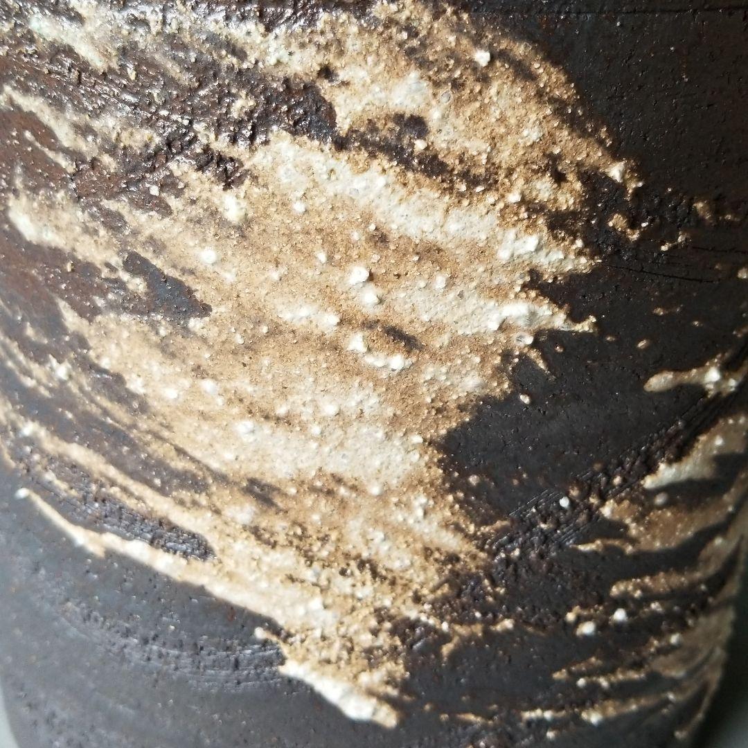 信楽焼 傘立て 古窯彩耳付 高さ４２cm