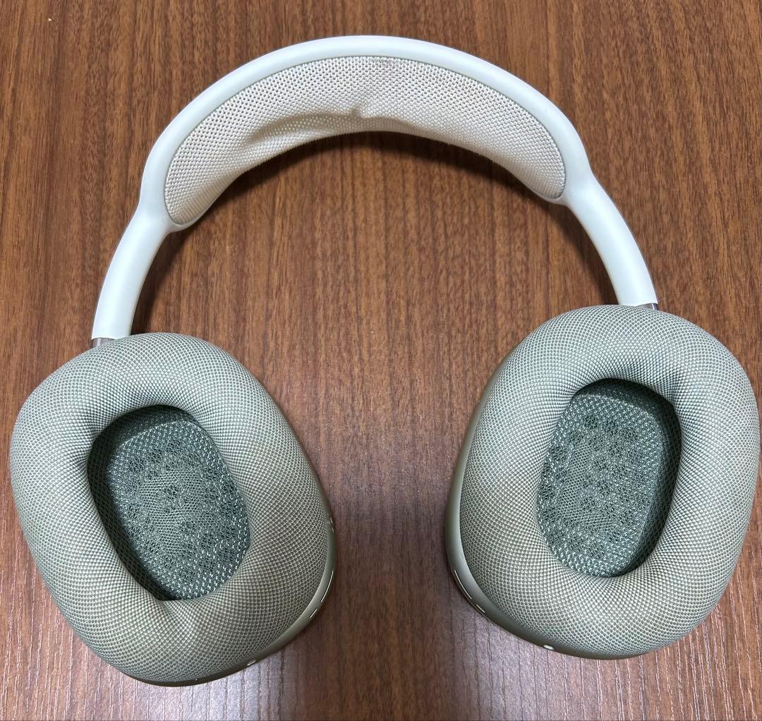 AirPods Max ミントグリーン 緑　黄緑　付属品完備　美品　3か月程使用