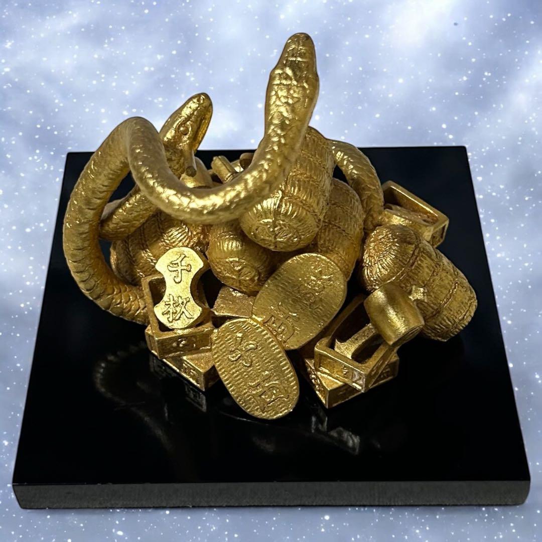 2025年度干支（へび・蛇・巳）の置物　煌（きらめき）●大森孝志作 高岡銅器